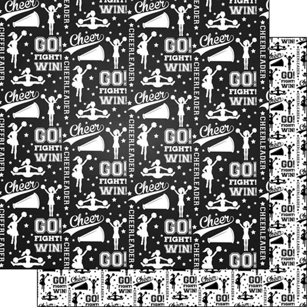 SCRAPBOOK CUSTOMS 12X12 LIFE CHEER 2A