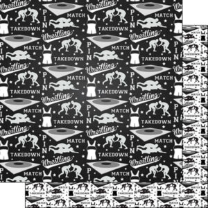 SCRAPBOOK CUSTOMS 12X12 LIFE WRESTLING 2