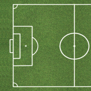 SCRAPBOOK CUSTOMS 12X12 SOCCER FIELD LEFT