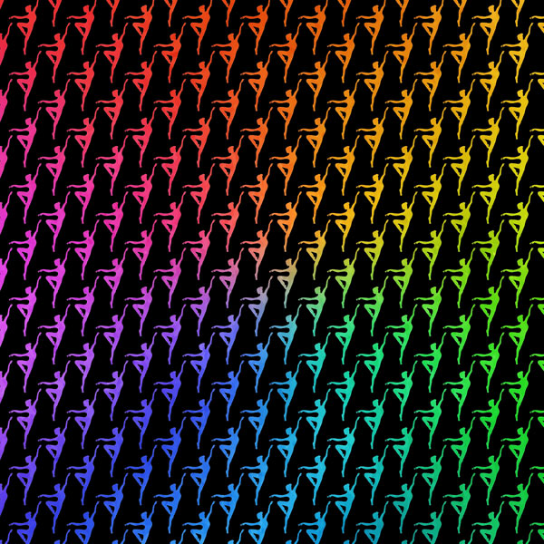 SCRAPBOOK CUSTOMS 12X12 NEON DANCE 5