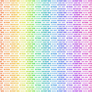 SCRAPBOOK CUSTOMS 12X12 NEON CHEER 2