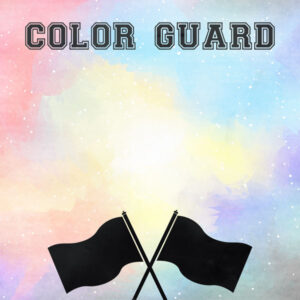 SCRAPBOOK CUSTOMS COLORGUARD WATERCOLOR