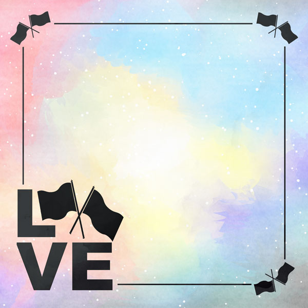 SCRAPBOOK CUSTOMS COLORGUARD WATERCOLOR