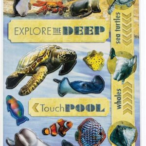 PAPER HOUSE CARDSTOCK STICKER ZOO