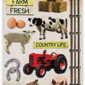 PAPER HOUSE CARDSTOCK STICKER FARM