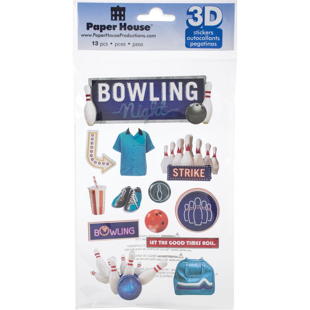 Paper House 3D Bowling Night