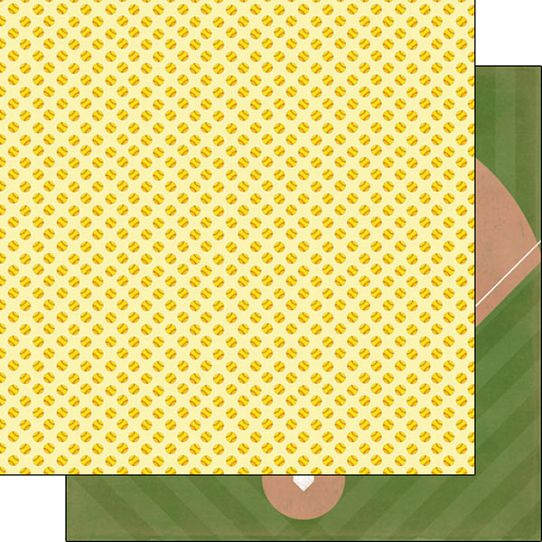 SCRAPBOOK CUSTOMS 12X12 SOFTBALL ADDICT 3