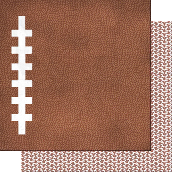 SCRAPBOOK CUSTOMS 12X12 FOOTBALL ADDICT 2