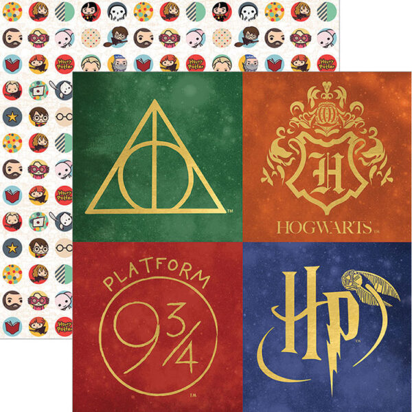PAPER HOUSE 12X12 HARRY POTTER ICONS