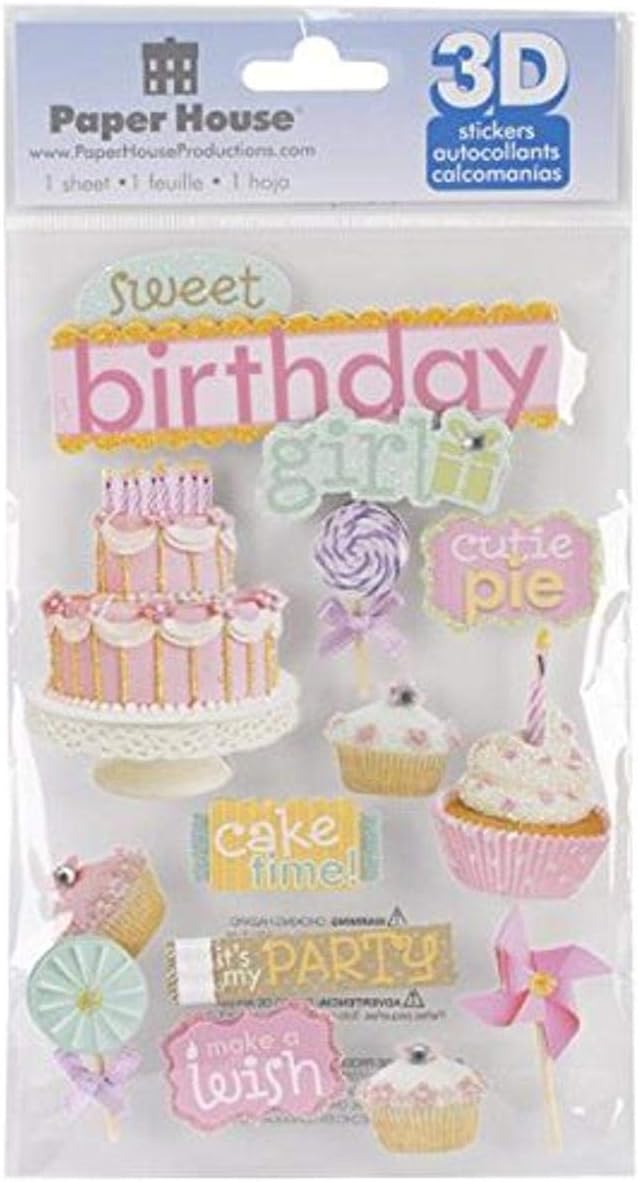 PAPER HOUSE 3D SWEET BIRTHDAY GIRL