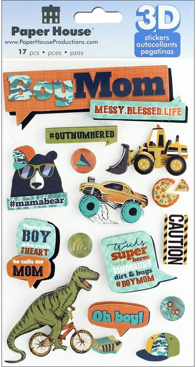 PAPER HOUSE 3D BOY MOM