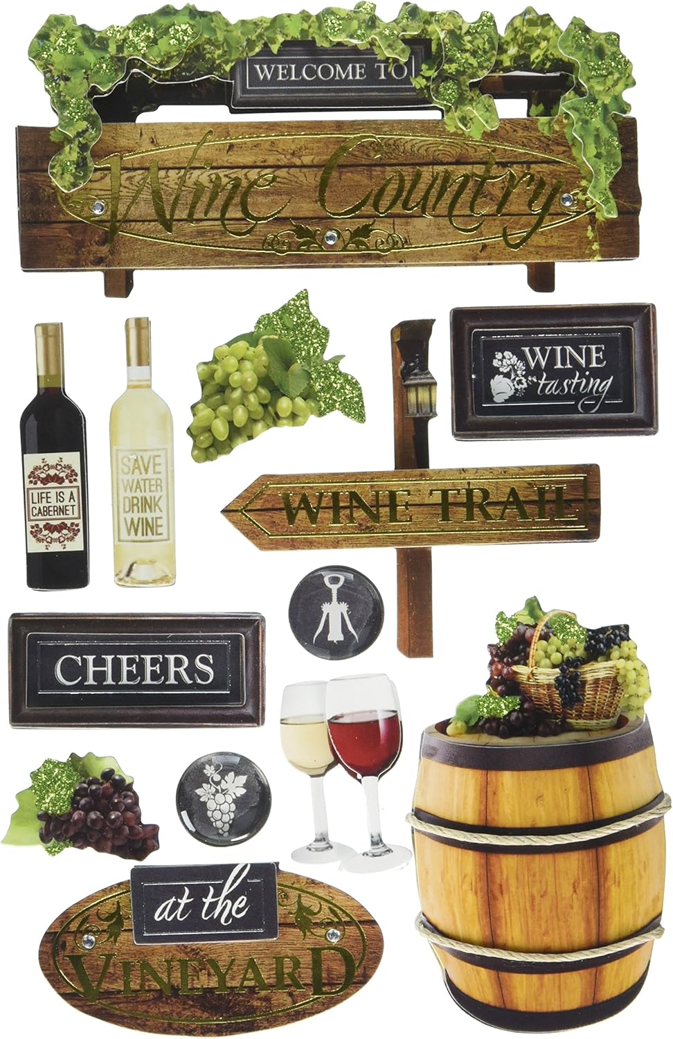 PAPER HOUSE 3D WINE COUNTRY
