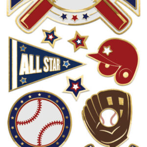 PAPER HOUSE BASEBALL FAUX ENAMEL