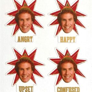 PAPER HOUSE ELF FOILED STICKERS EMOTIONS