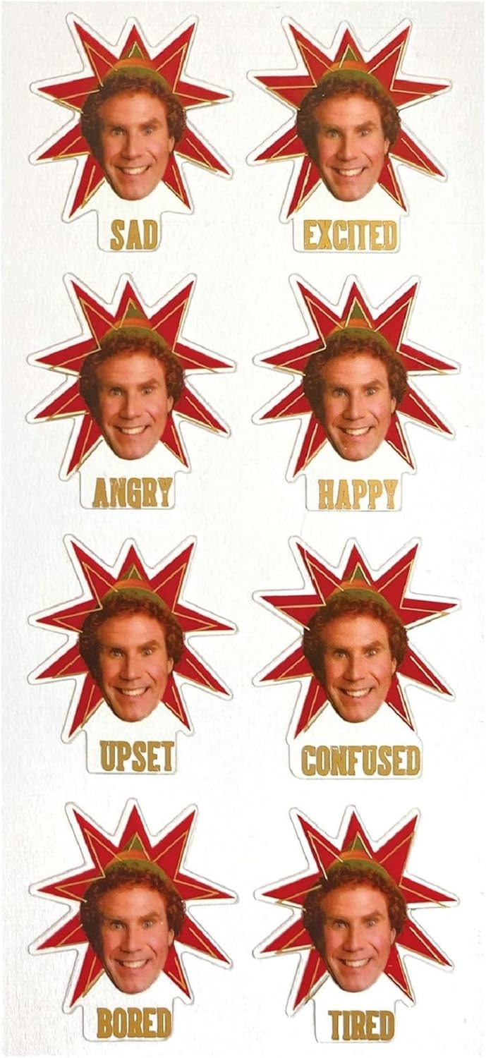 PAPER HOUSE ELF FOILED STICKERS EMOTIONS