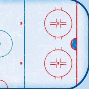 SCRAPBOOK CUSTOMS 12X12 HOCKEY RINK RIGHT