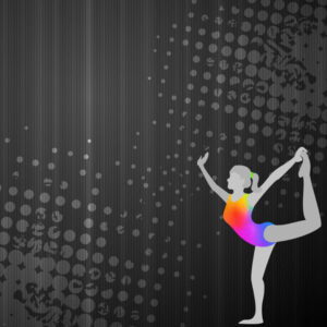 SCRAPBOOK CUSTOMS 12X12 GYMNASTICS NEON 1