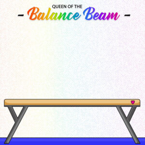 SCRAPBOOK CUSTOMS 12X12 GYMNASTICS NEON 2