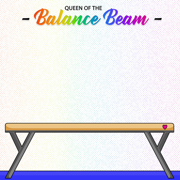 SCRAPBOOK CUSTOMS 12X12 GYMNASTICS NEON 2