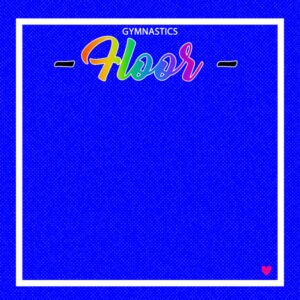 SCRAPBOOK CUSTOMS 12X12 GYMNASTICS NEON 3