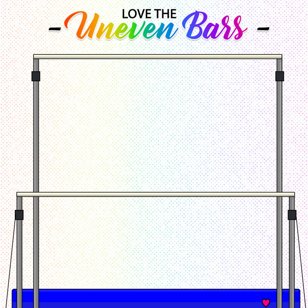 SCRAPBOOK CUSTOMS 12X12 GYMNASTICS NEON 4