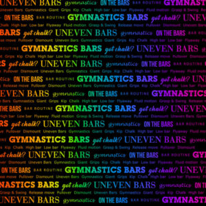 SCRAPBOOK CUSTOMS 12X12 GYMNASTICS NEON 4