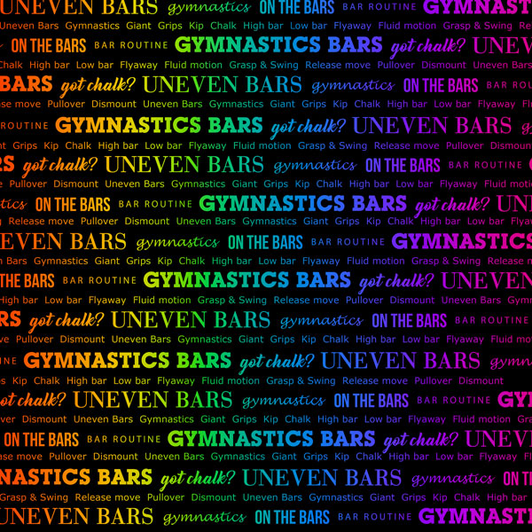 SCRAPBOOK CUSTOMS 12X12 GYMNASTICS NEON 4