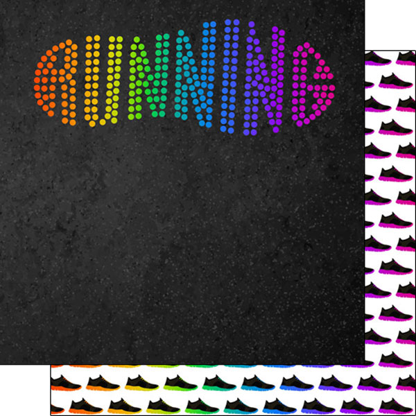 SCRAPBOOK CUSTOMS 12X12 MARATHON NEON 5