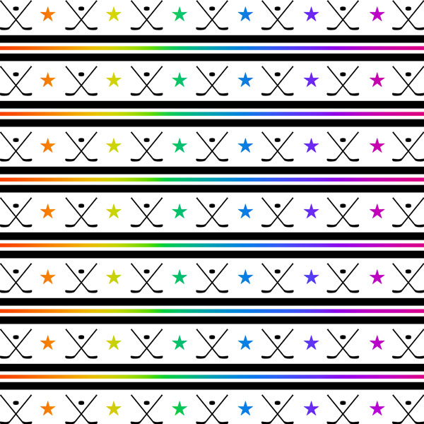 SCRAPBOOK CUSTOMS 12X12 HOCKEY NEON 4