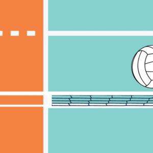 SCRAPBOOK CUSTOMS 12X12 VOLLEYBALL QUICK PAGES LEFT