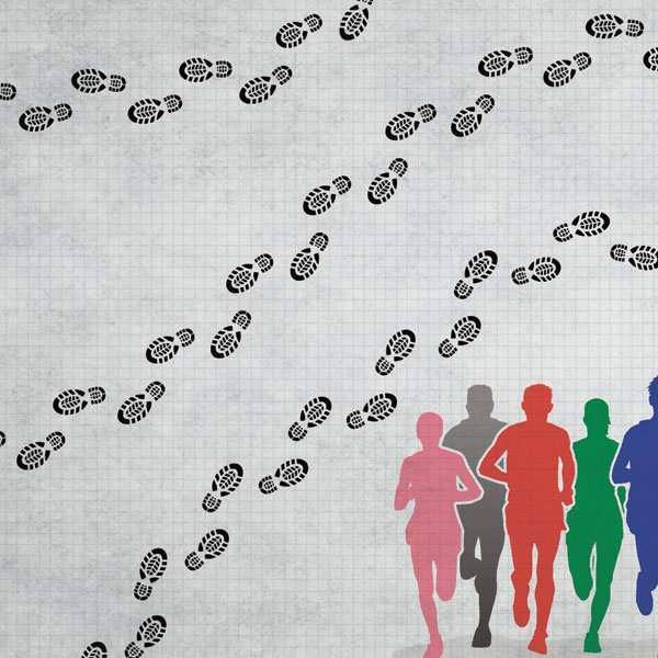 SCRAPBOOK CUSTOMS 12X12 RUNNING QUICK PAGES LEFT