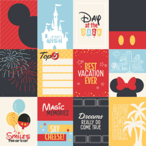 Paper House 12X12 Magic Park Tags