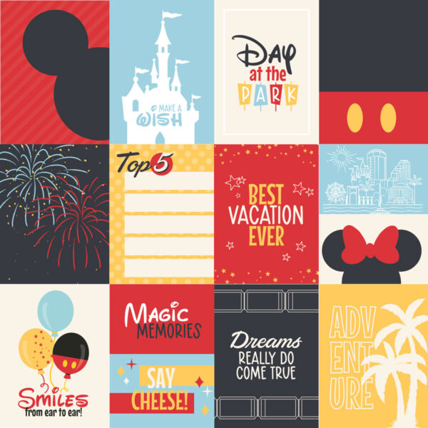 Paper House 12X12 Magic Park Tags