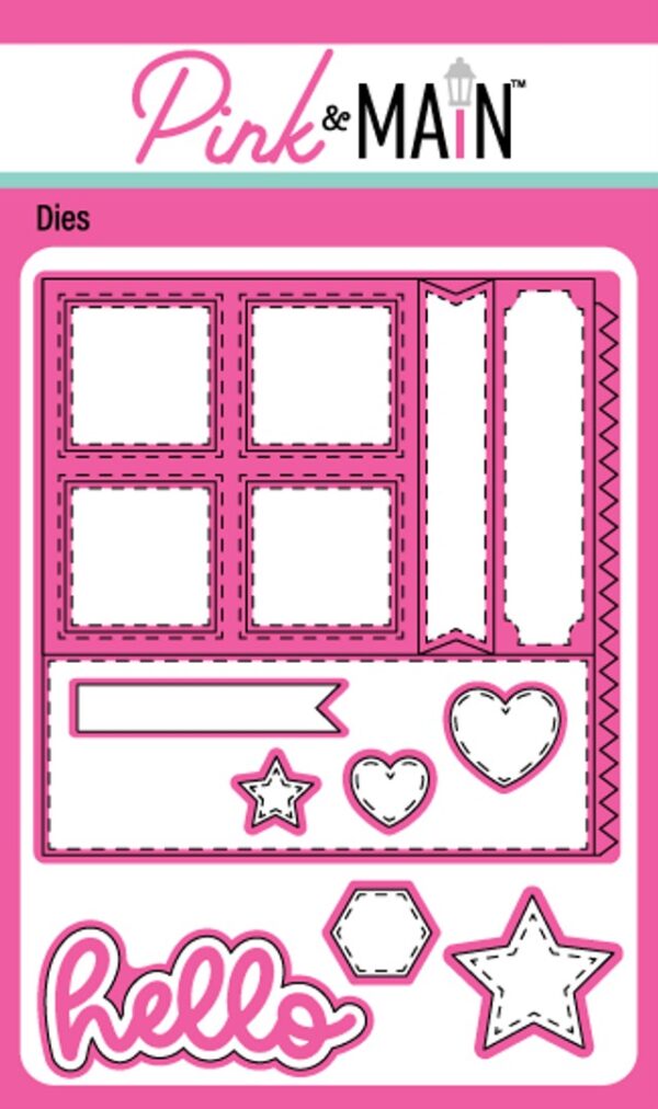 Pink & Main Die Card Cut Essentials Set 1 Pink & Main Die Card Cut Essentials Set 1