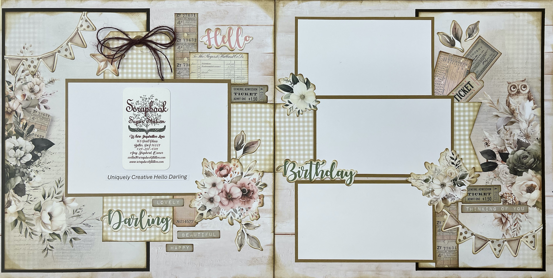 Uniquely Creative Hello Darling