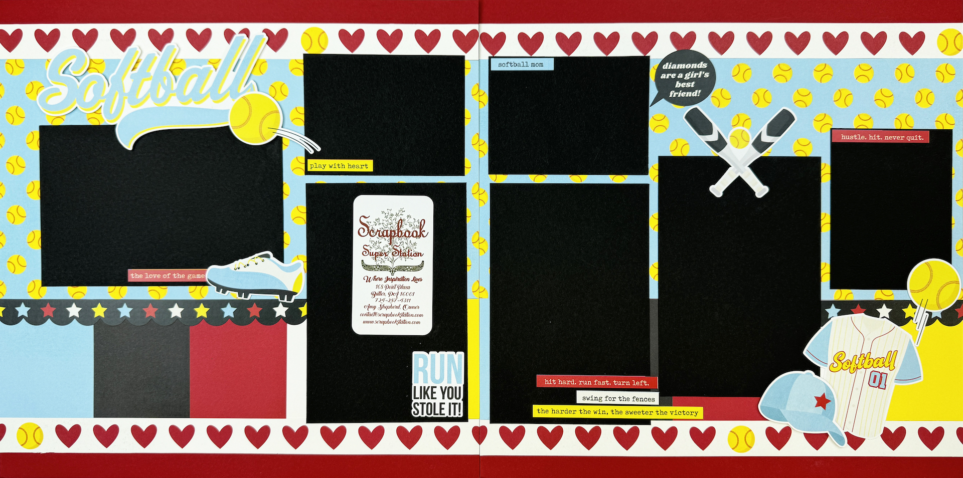 Simple Stories Softball