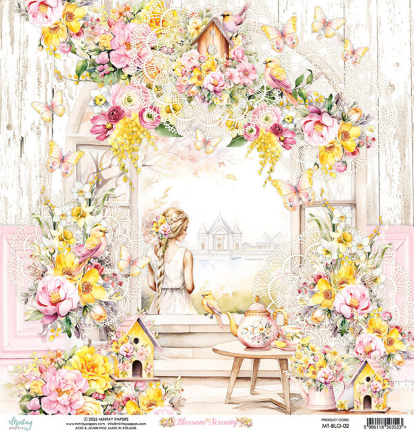 Mintay 12 X 12 Blossom Serenity 02