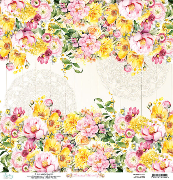 Mintay 12 X 12 Blossom Serenity 05