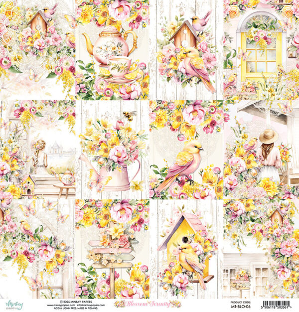 Mintay 12 X 12 Blossom Serenity 06
