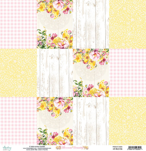 Mintay 12 X 12 Blossom Serenity 06