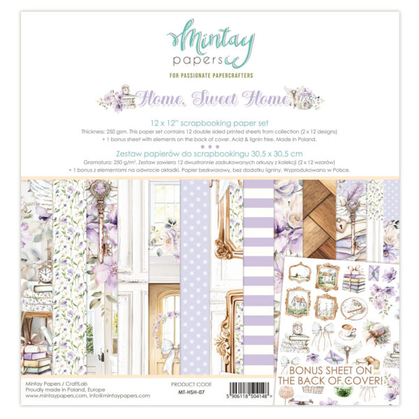 Mintay 12 X 12 Collection Home, Sweet Home Mintay 12 X 12 Collection Home, Sweet Home