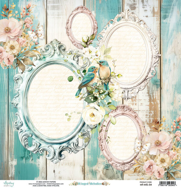 Mintay 12 X 12 Winged Melodies 04