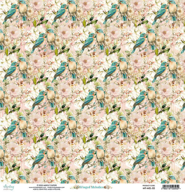 Mintay 12 X 12 Winged Melodies 05