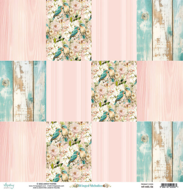 Mintay 12 X 12 Winged Melodies 06
