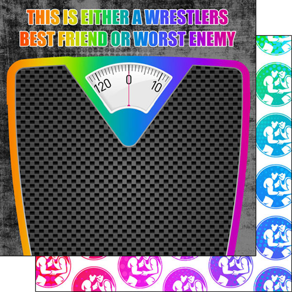 SCRAPBOOK CUSTOMS WRESTLING NEON 5 SCRAPBOOK CUSTOMS WRESTLING NEON 5