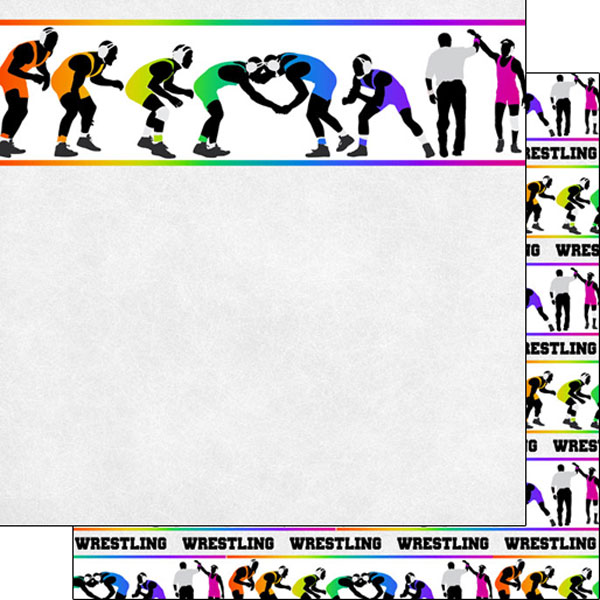 SCRAPBOOK CUSTOMS WRESTLING NEON 2