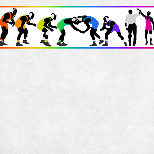 SCRAPBOOK CUSTOMS WRESTLING NEON 2