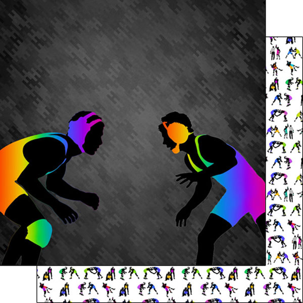 SCRAPBOOK CUSTOMS WRESTLING NEON 3 SCRAPBOOK CUSTOMS WRESTLING NEON 3