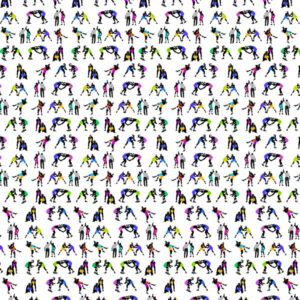 SCRAPBOOK CUSTOMS WRESTLING NEON 3