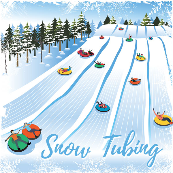 SCRAPBOOK CUSTOMS TUBING WINTER ADVENTURE